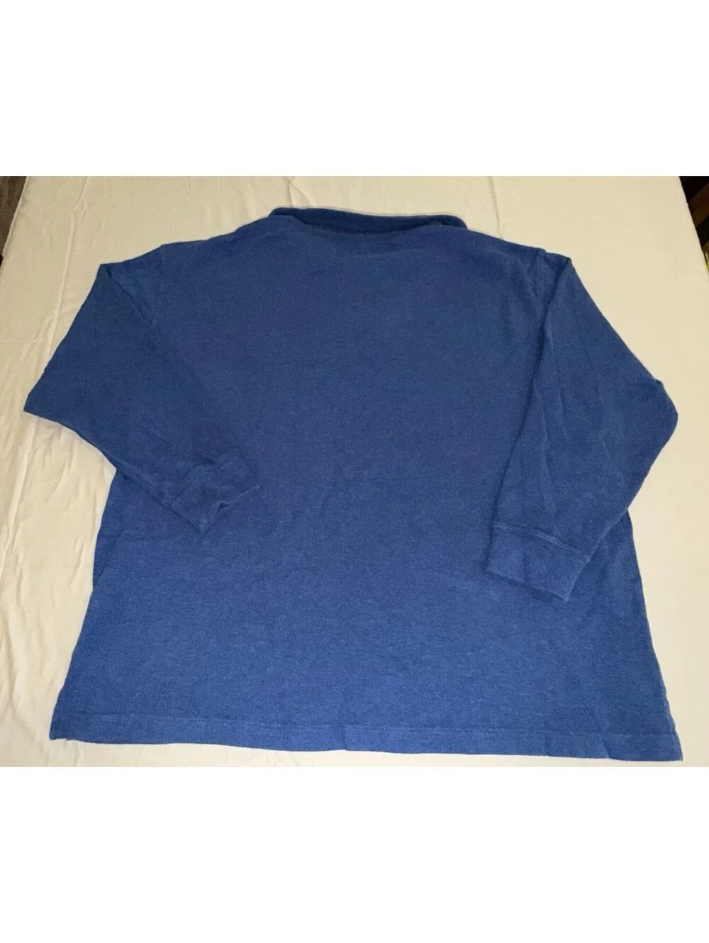 Polo Ralph Lauren Estate Rib 1/4 Zip Pullover Mens 2XB Big Blue Pony Sweater